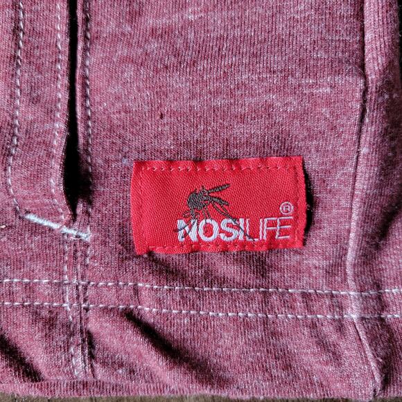 CRAGHOPPER Nosilife Insect Shield Full Zip Burgundy Hooded Sweatshirt Age 7-8 - Picture 3 of 10